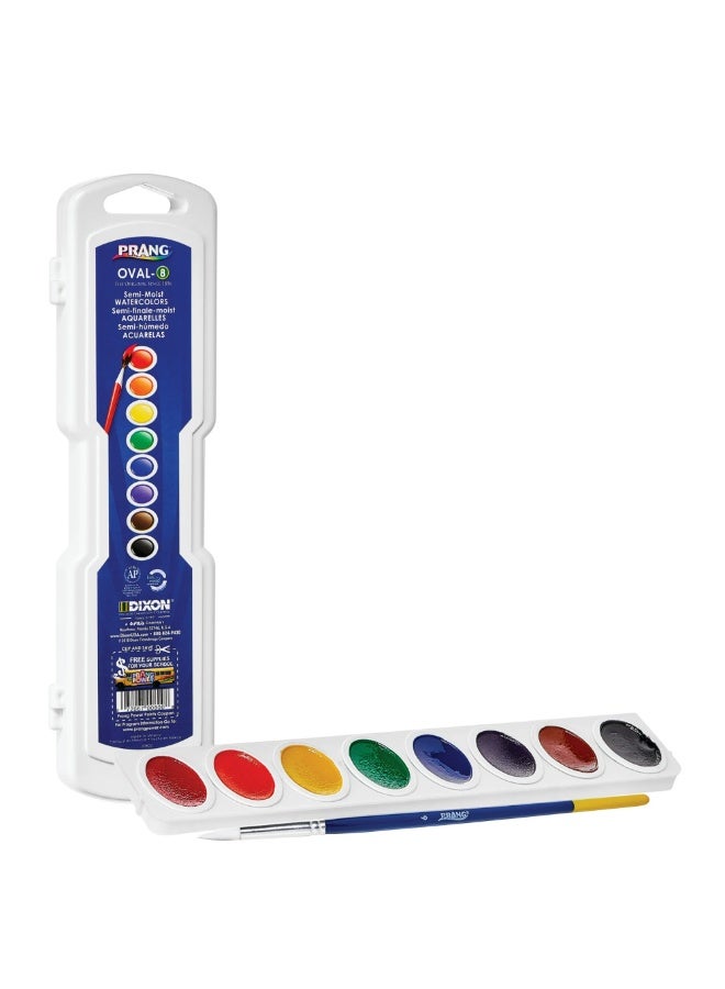 برانج مجموعة ألوان مائية شبه رطبة من أوفال-8، ألوان متنوعة - Image 2